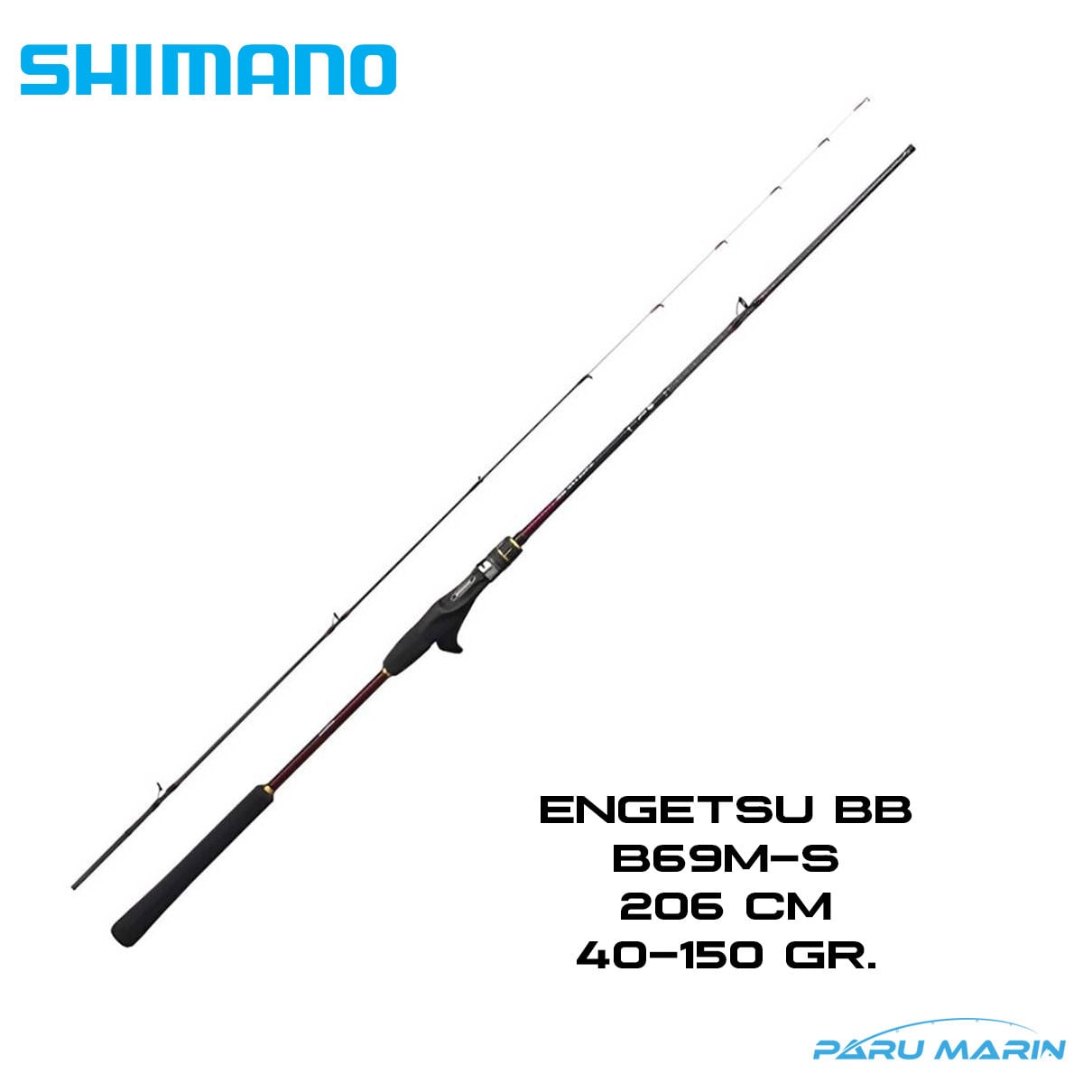 Shimano Engetsu BB 206cm 40-150gr Tai Rubber Kamışı