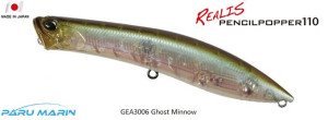 Duo Realis Pencil Popper 110 GEA3006 / Ghost Minnow