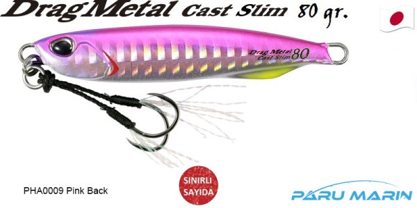 Duo Drag Metal Cast Slim Jig 80gr. PHA0009 / Pink Back
