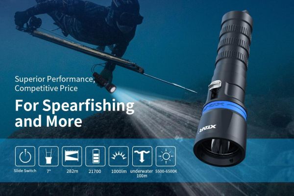 XTAR DS1 Dalış Feneri 100mt. 1000 Lümen