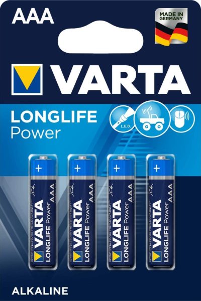VARTA LONG LIFE POWER AAA İnce Kalem Pil
