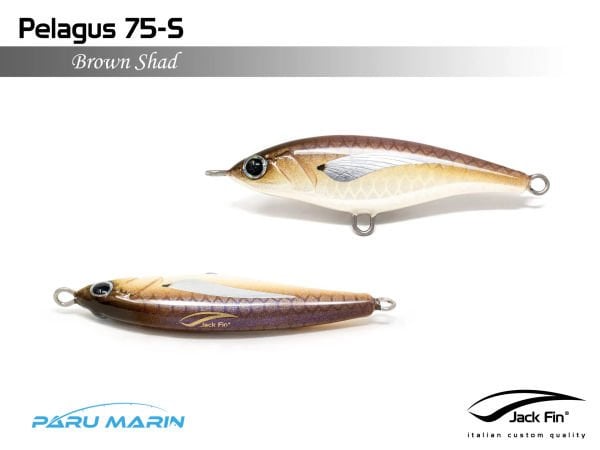 Jack Fin Pelagus 75-S Sahte Yem Brown Shad