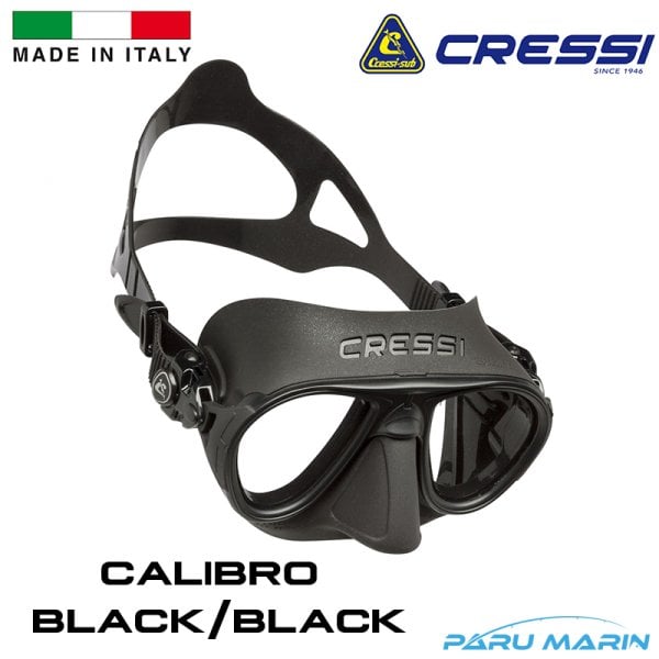 Cressi Calibro HD Dark Dalış ve Yüzme Maskesi