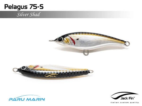 Jack Fin Pelagus 75-S Sahte Yem Silver Shad