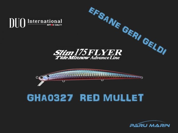 Duo Tide Minnow Slim Flyer 175 GHA0327 / Red Mullet