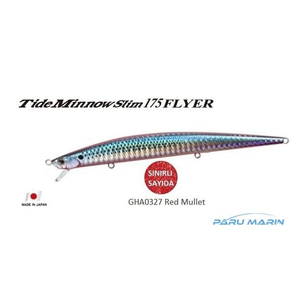 Duo Tide Minnow Slim Flyer 175 GHA0327 / Red Mullet