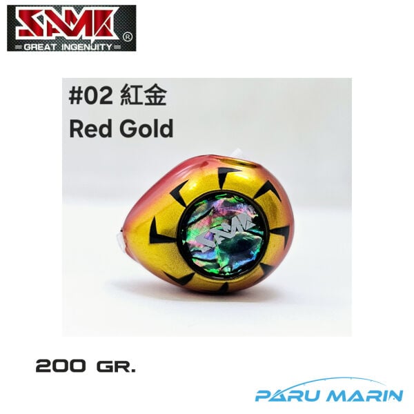 SAME Tai Rubber Sliding Kafa 200gr. #2 Red Gold