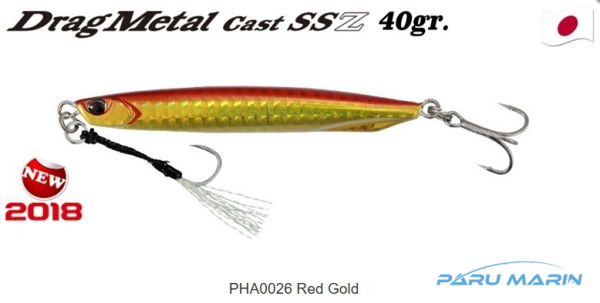Duo Drag Metal SSZ Jig 40gr. PHA0026 / Red Gold