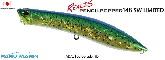 Duo Realis Pencil Popper 148SW ADA0150 / Dorado HD