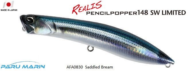 Duo Realis Pencil Popper 148SW AFA0830 / Saddled Bream ND