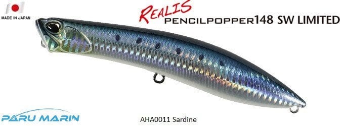 Duo Realis Pencil Popper 148SW AHA0011 / Sardine