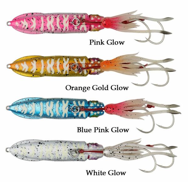 Savage Gear Swimsquid inchuku 120 gr. White Glow