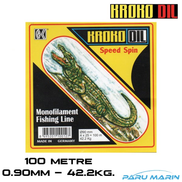 Krokodil 0,90mm 42.2Kg. 100mt. Paket Misina