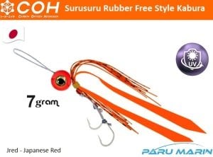 COH Kabura Slider Tai Rubber Jig LRF Suni Yem 7gr. JRED