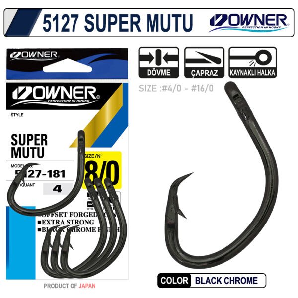 Owner 5127 Super Mutu 6/0 Big Game İğne