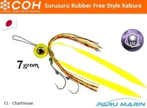 COH Kabura Slider Tai Rubber Jig LRF Suni Yem 7gr. CL
