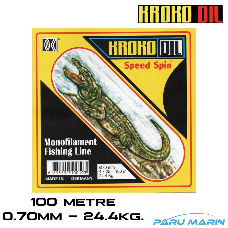 Krokodil 0,60mm 24.4Kg. 100mt. Paket Misina