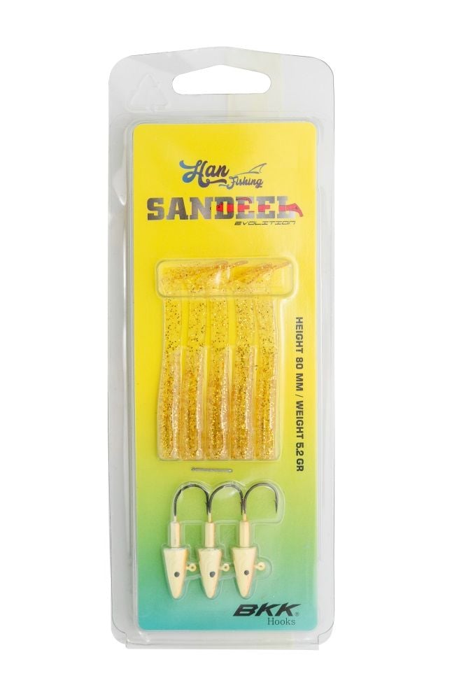Hanfish Sandeel Silikon 80 mm - 5.2 gr. SL-810 Sandfish