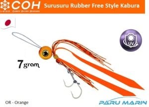 COH Kabura Slider Tai Rubber Jig LRF Suni Yem 7gr. OR