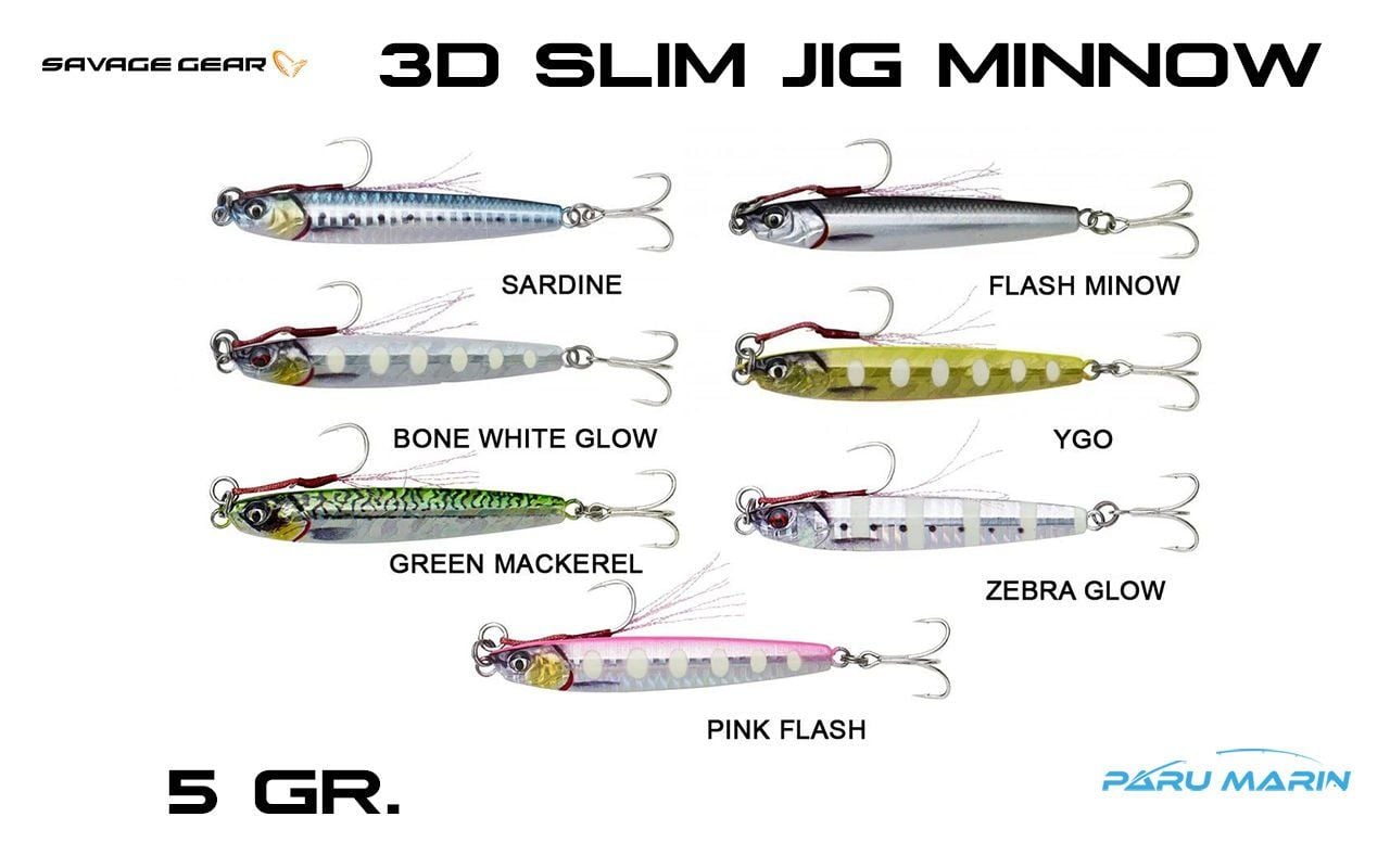 Savage gear 3D Jig Minnow 5gr 4.6 cm Suni Yem