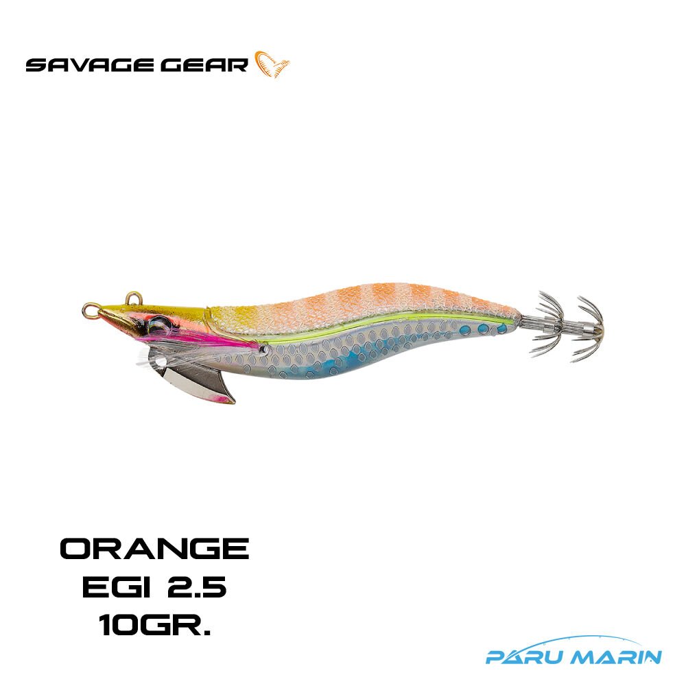 Savage Gear Squid Beat Egi Orange #2.5 10gr.