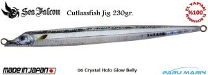 Sea Falcon Cutlassfish Long 230gr. 06 Crystal Holo Glow Belly