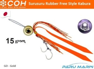 COH Kabura Slider Tai Rubber Jig Suni Yem 15gr. GD