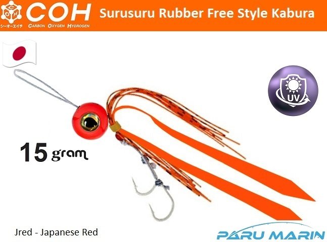 COH Kabura Slider Tai Rubber Jig Suni Yem 15gr. JRED
