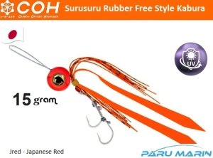 COH Kabura Slider Tai Rubber Jig Suni Yem 15gr. JRED