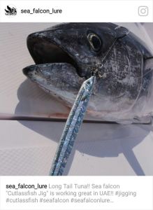 Sea Falcon Cutlassfish Long 230gr. 05 Crash Holo Glow Belly