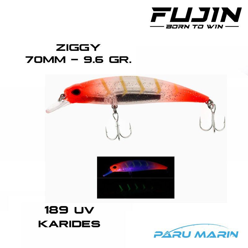 Fujin Ziggy7 Maket Balık 70mm 189 UV Karides