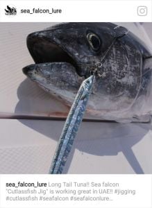 Sea Falcon Cutlassfish Long 230gr. 04 Lens Holo Glow Belly