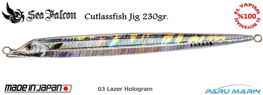 Sea Falcon Cutlassfish Long 230gr. 03 Lazer Hologram