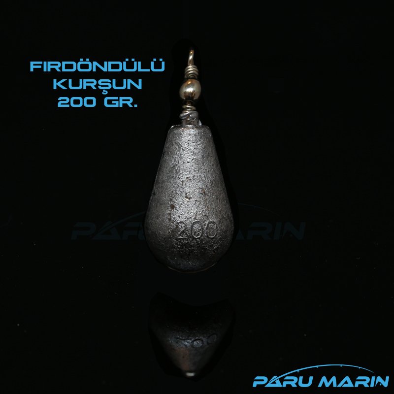 FIRDÖNDÜLÜ Olta Kurşunu , 10gr. - 500 gr. arası Seçenekli .200GR.