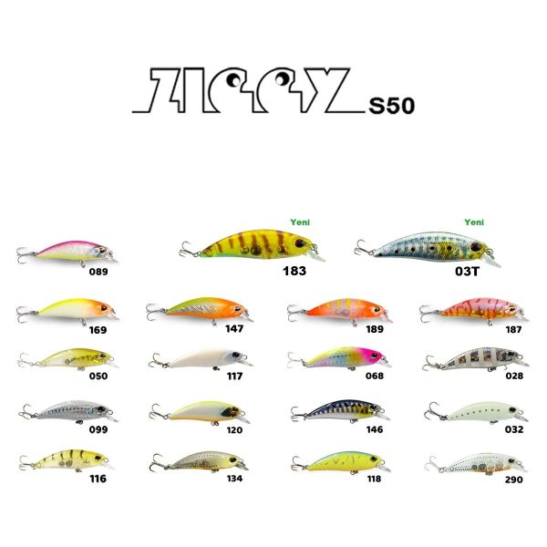 Fujin Ziggy 50mm LRF Maket Balık 147 Oranger