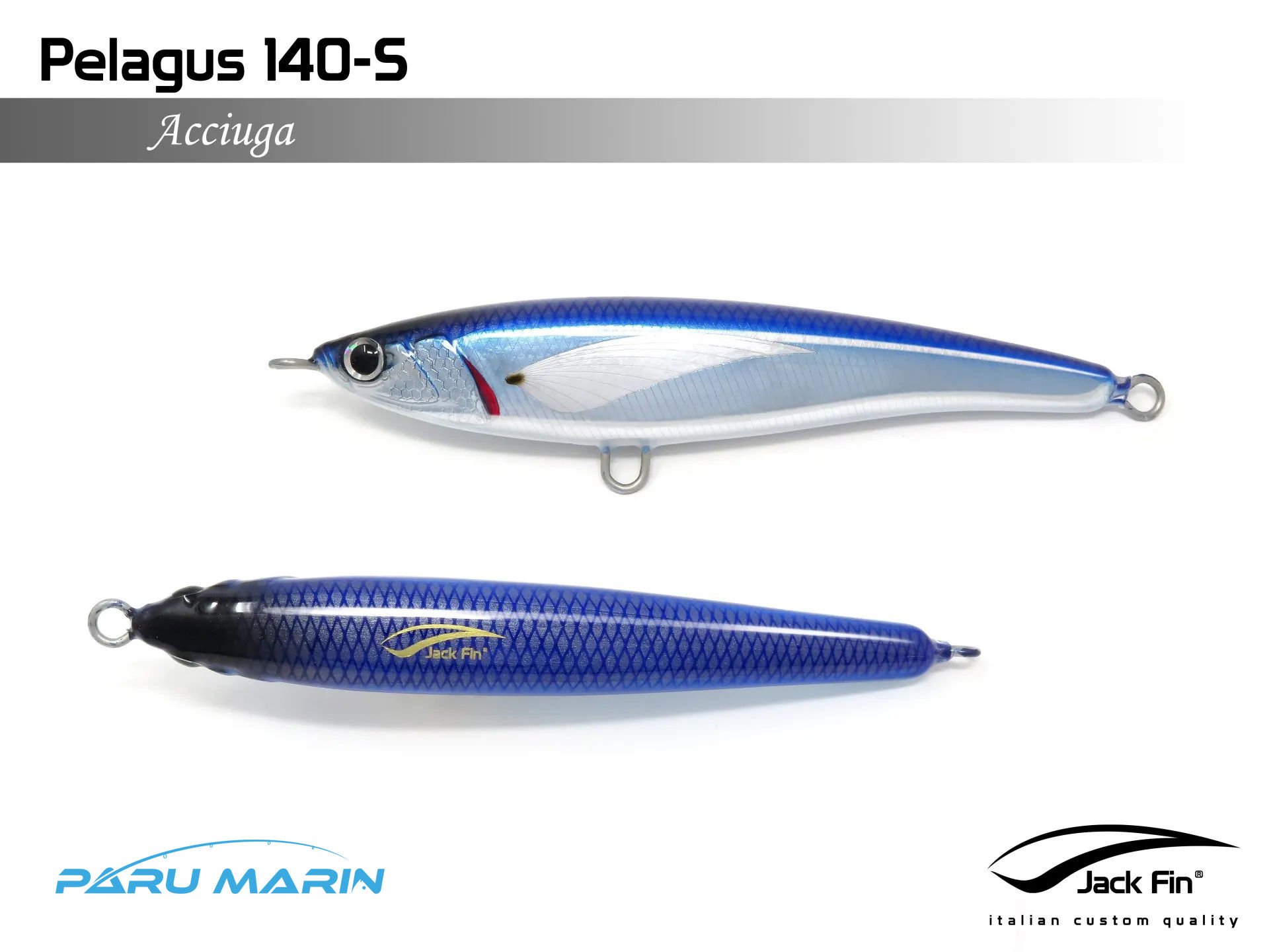 Jack Fin Pelagus 140-S Sahte Yem Acciuga