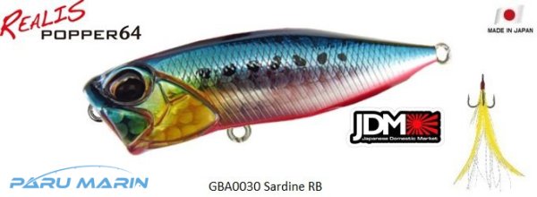 Realis Popper 64 GBA0030 / Sardine RB