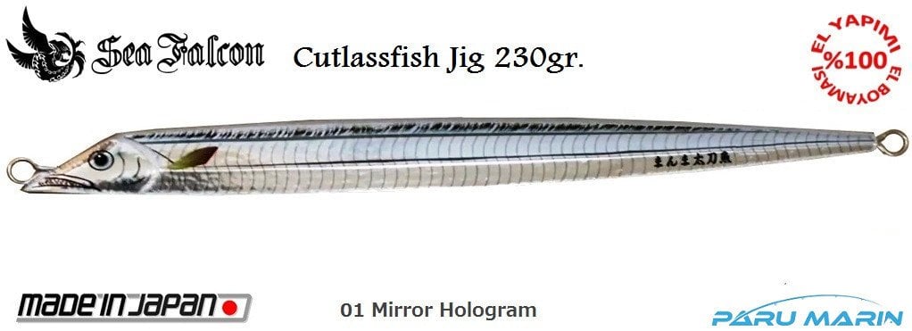 Sea Falcon Cutlassfish Long 230gr. 01 Mirror Hologram