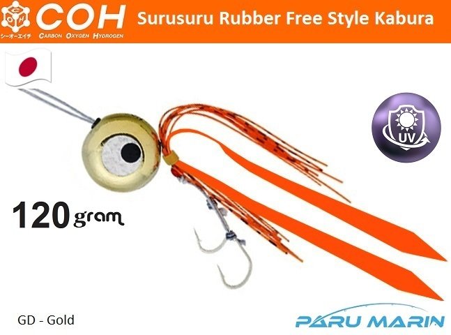 COH Kabura Slider Tai Rubber Jig Suni Yem 120gr. GD