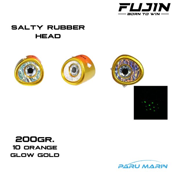 Fujin Salty Rubber 200gr. Kafa 10 Orange Glow Gold