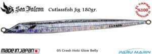 Sea Falcon Cutlassfish Long 180gr. 05 Crash Holo Glow Belly