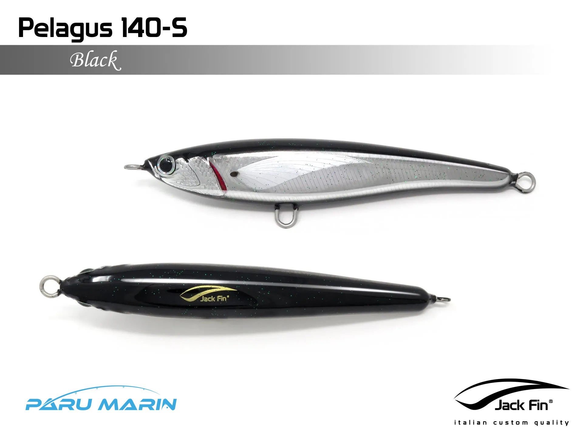 Jack Fin Pelagus 140-S Sahte Yem Black