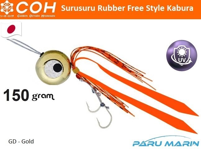COH Kabura Slider Tai Rubber Jig Suni Yem 150gr. GD
