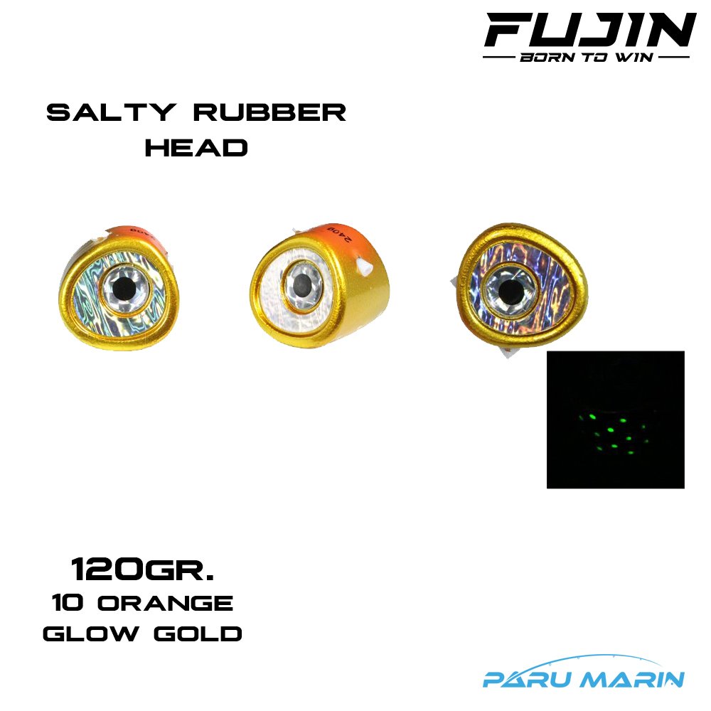 Fujin Salty Rubber 120gr. Kafa 10 Orange Glow Gold