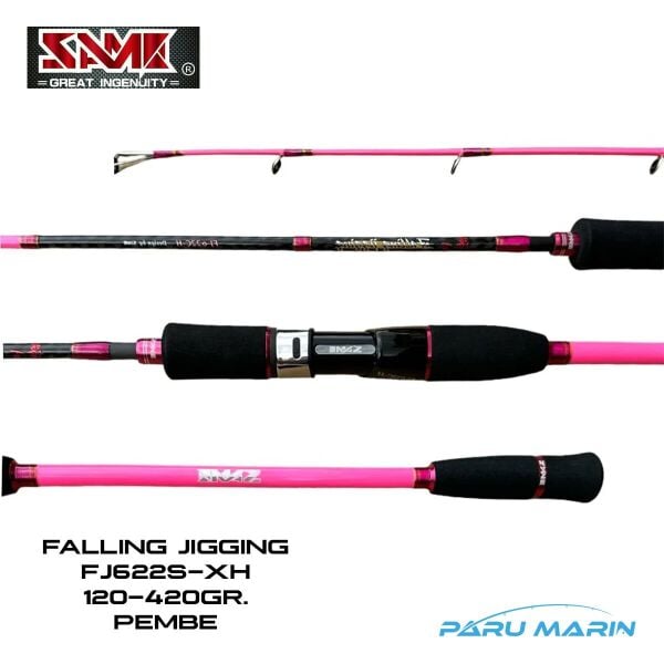 SAME Falling Slow Pembe Tetiksiz FJ-622S-XH 1.89m 120-420gr. Jig Olta Kamışı