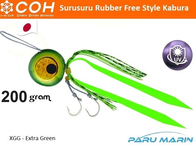 COH Kabura Slider Tai Rubber Jig Suni Yem 200gr. XGG