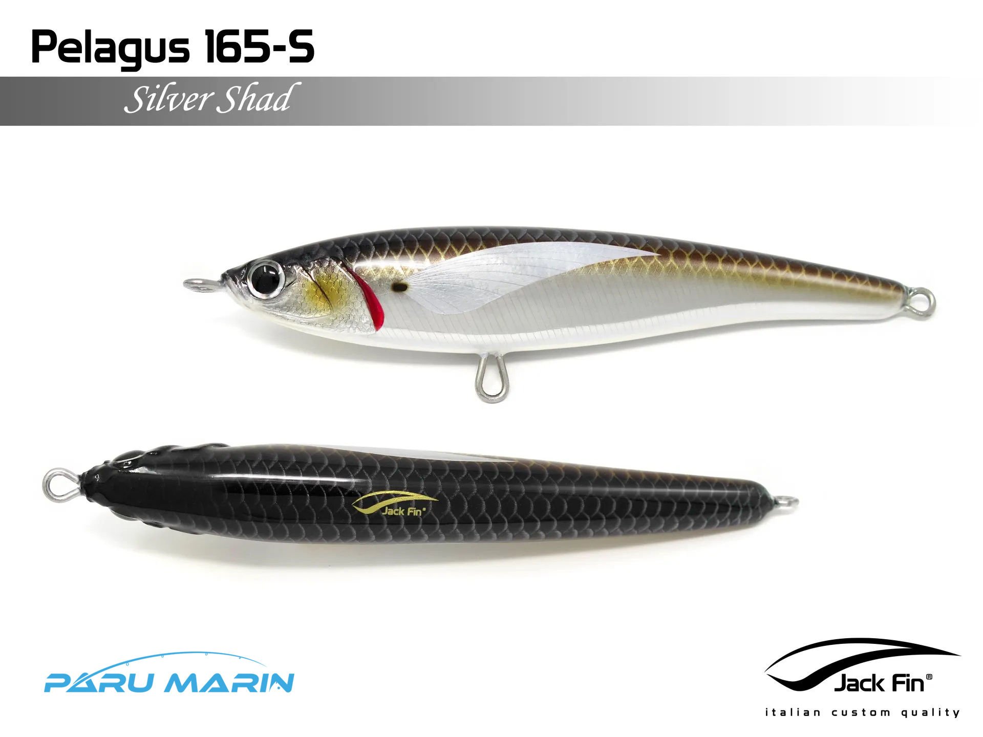 Jack Fin Pelagus 165-S Sahte Yem Silver Shad