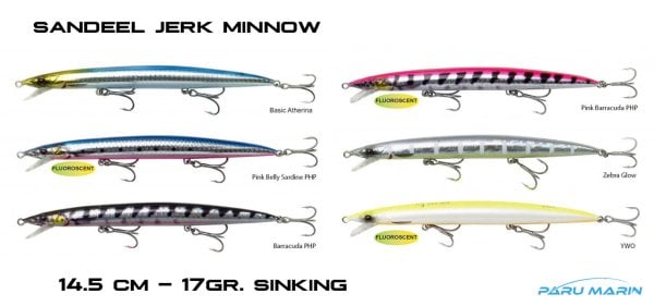 Savage Gear Sandeel Jerk Minnow 145 17gr. Sinking