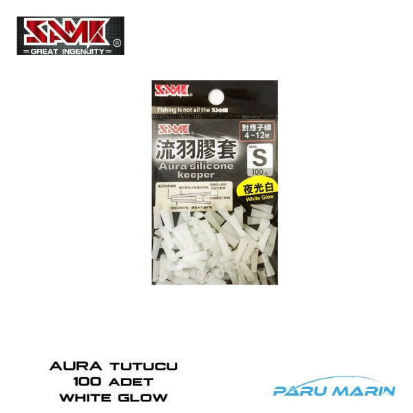 SAME Aura Silikon Tutucu White Glow 100 Adet