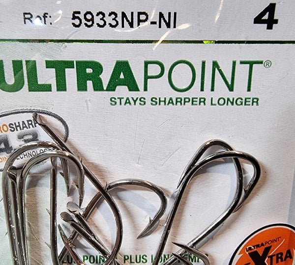 Mustad 5933NP NI Nickel Olta İğnesi - No: 4